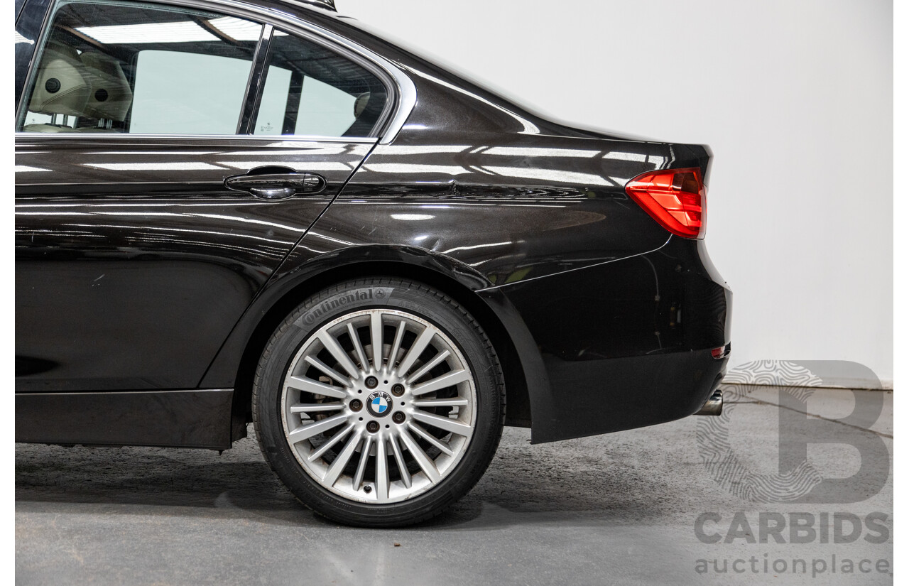 5/2013 BMW 328i Luxury Line F30 4d Sedan Metallic Black Turbo 2.0L