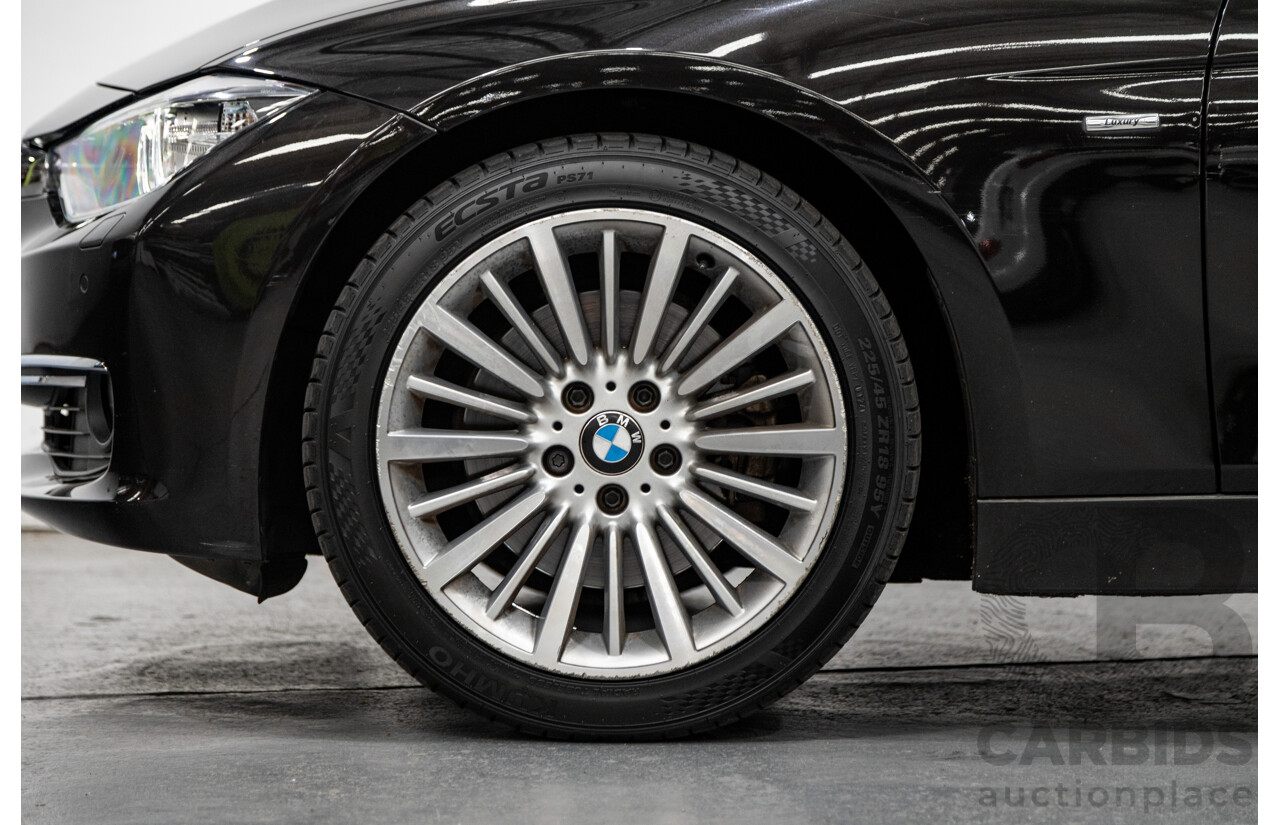 5/2013 BMW 328i Luxury Line F30 4d Sedan Metallic Black Turbo 2.0L