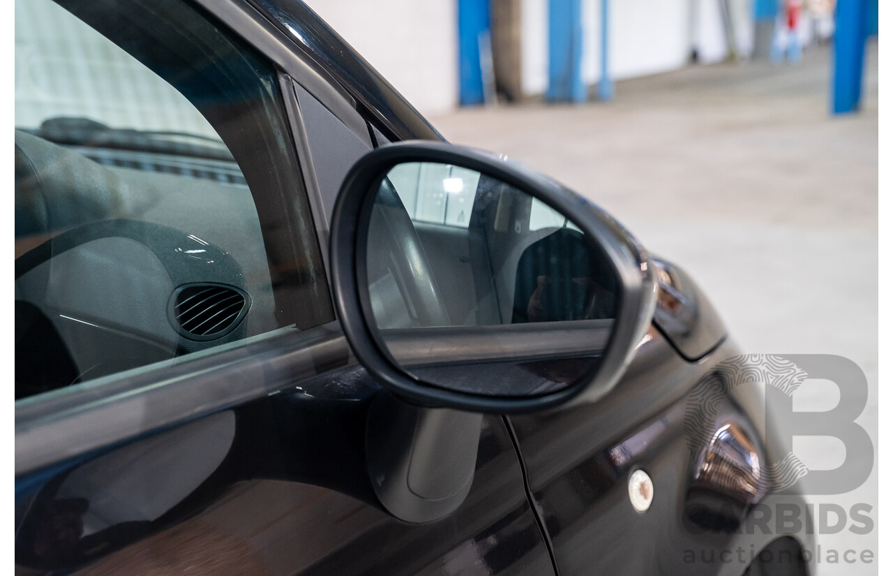 11/2013 Fiat 500 POP MY13 3d Hatchback Black 1.2L