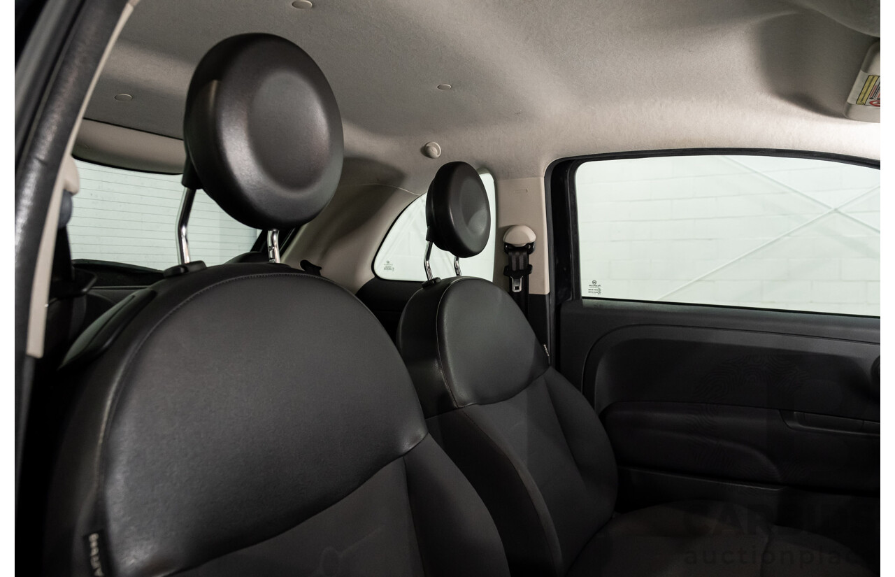 11/2013 Fiat 500 POP MY13 3d Hatchback Black 1.2L