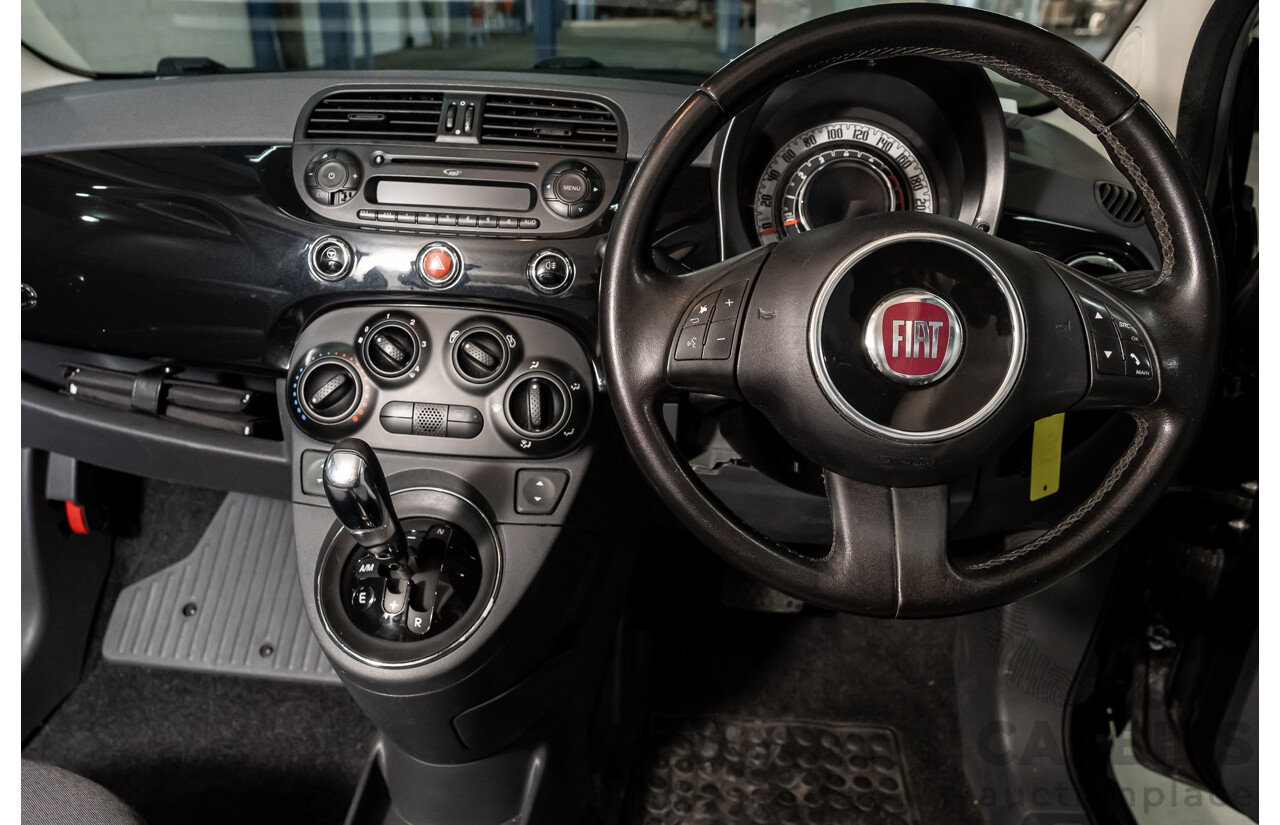 11/2013 Fiat 500 POP MY13 3d Hatchback Black 1.2L