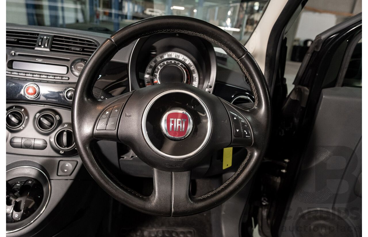 11/2013 Fiat 500 POP MY13 3d Hatchback Black 1.2L