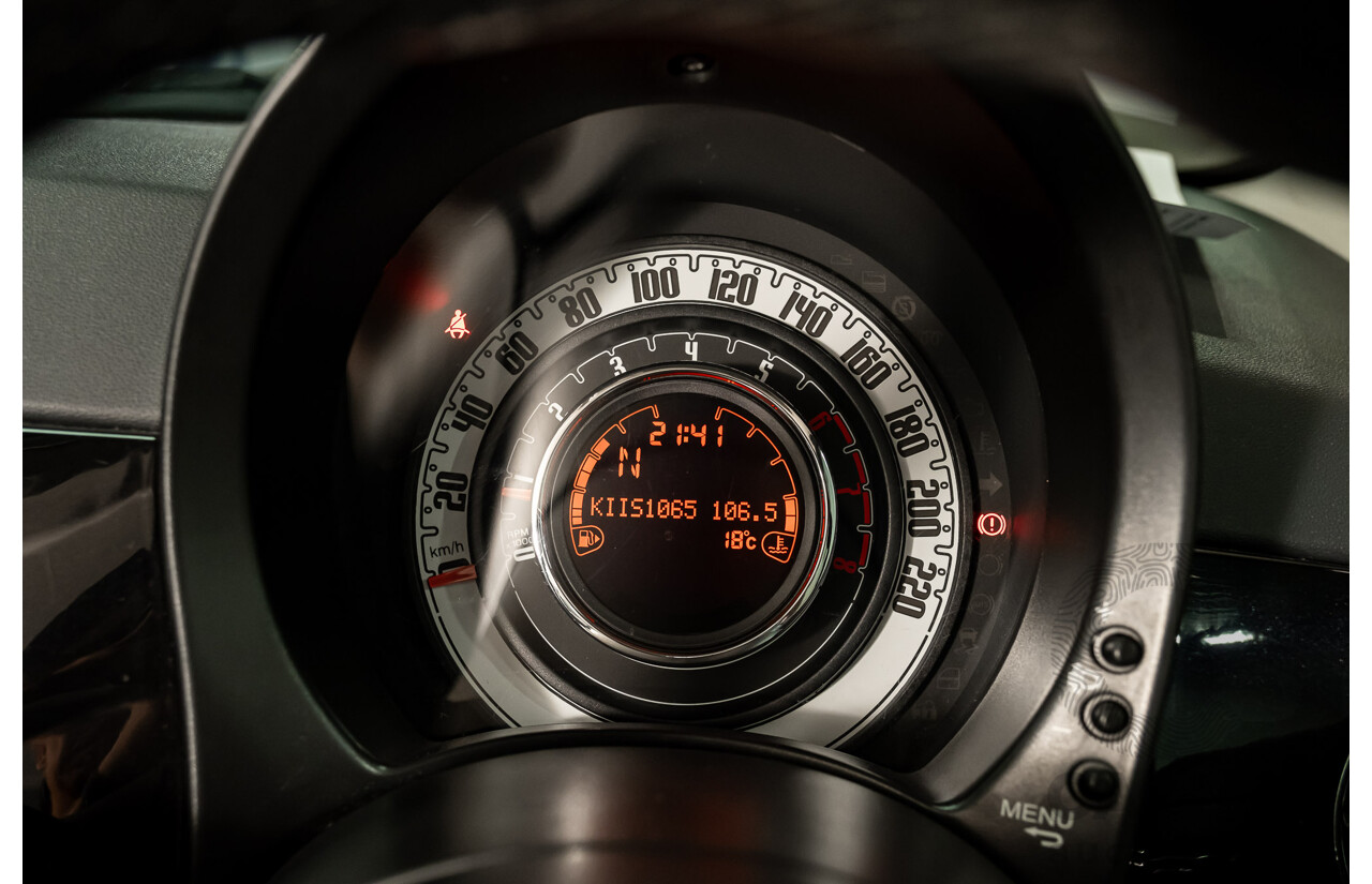 11/2013 Fiat 500 POP MY13 3d Hatchback Black 1.2L