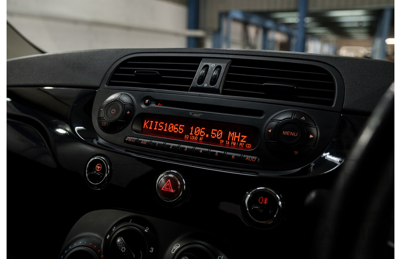 11/2013 Fiat 500 POP MY13 3d Hatchback Black 1.2L