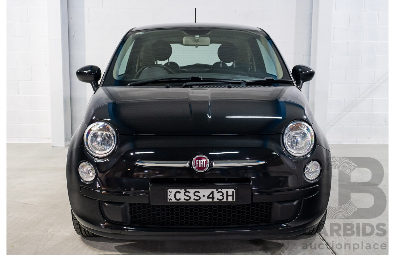 11/2013 Fiat 500 POP MY13 3d Hatchback Black 1.2L