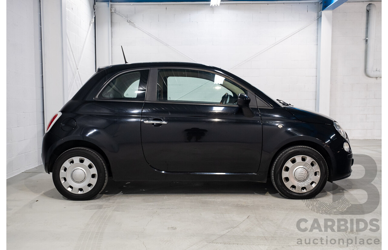 11/2013 Fiat 500 POP MY13 3d Hatchback Black 1.2L