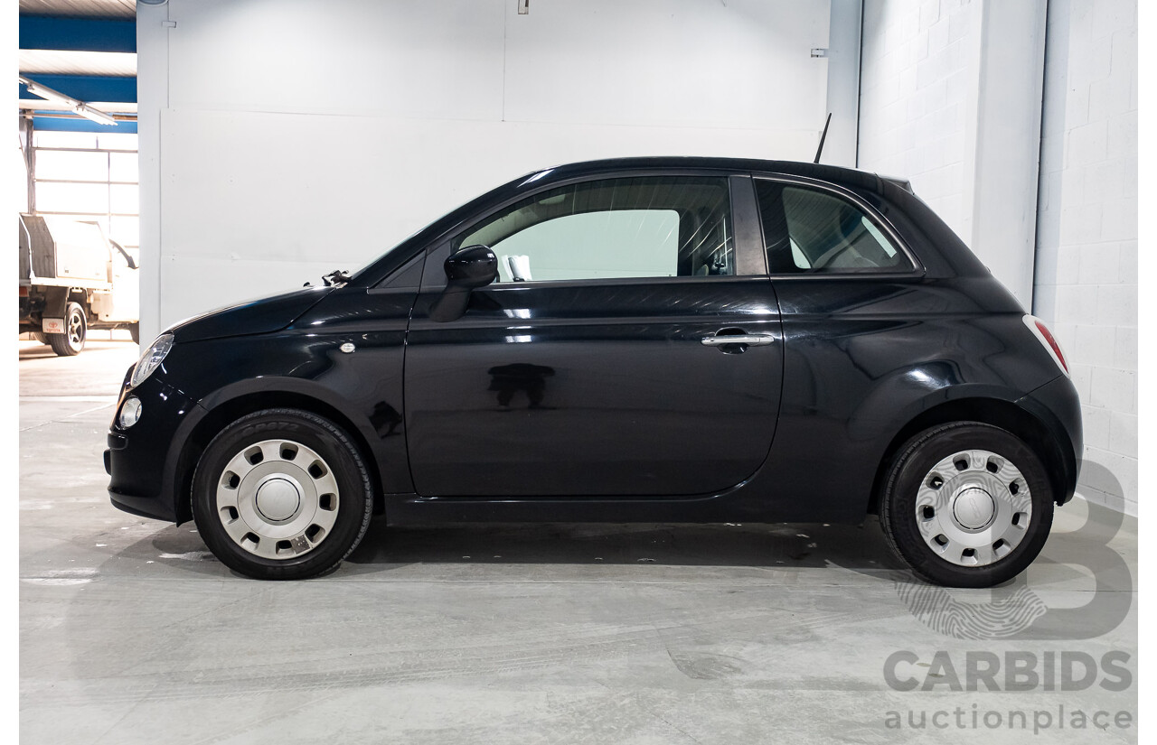 11/2013 Fiat 500 POP MY13 3d Hatchback Black 1.2L