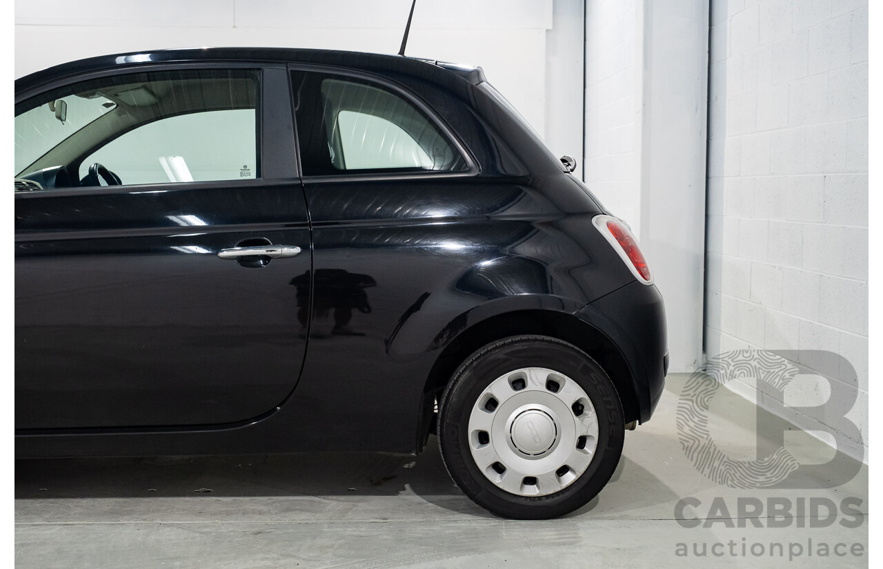 11/2013 Fiat 500 POP MY13 3d Hatchback Black 1.2L