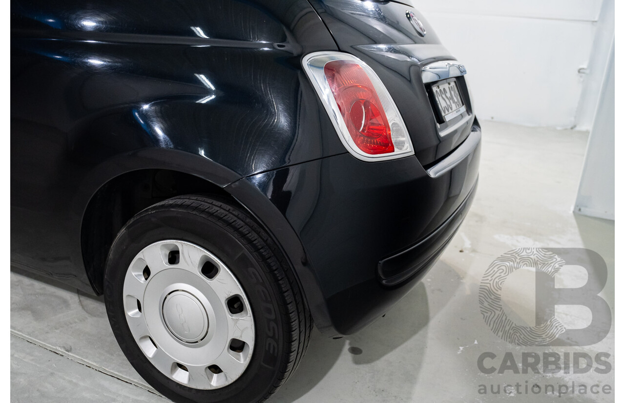 11/2013 Fiat 500 POP MY13 3d Hatchback Black 1.2L