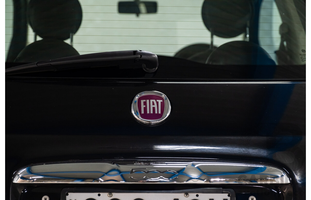 11/2013 Fiat 500 POP MY13 3d Hatchback Black 1.2L