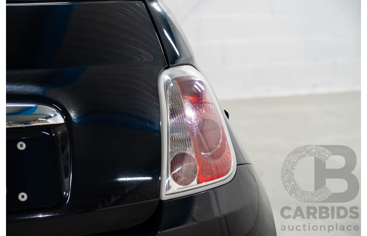 11/2013 Fiat 500 POP MY13 3d Hatchback Black 1.2L