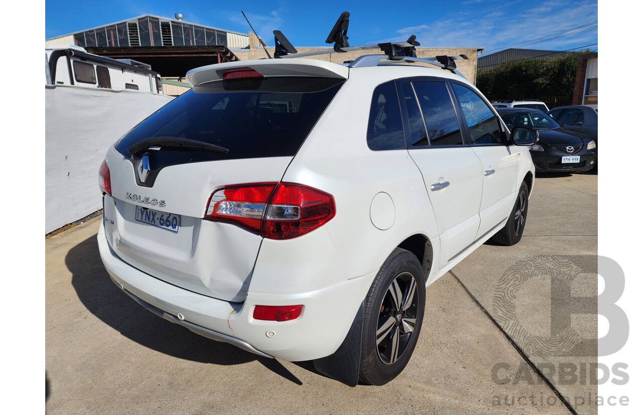 07/2016 Renault Koleos BOSE SE (4x2) FWD H45 MY15 4D Wagon White 2.5L