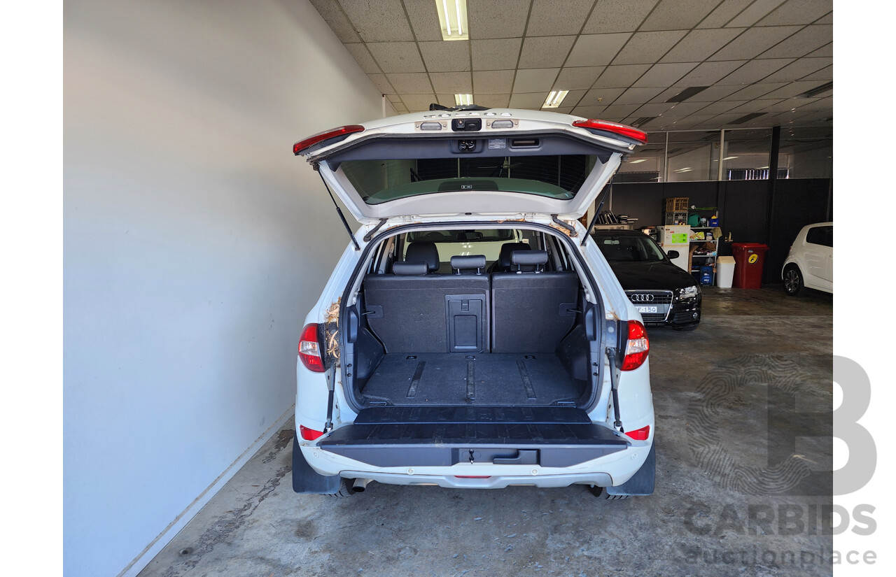 07/2016 Renault Koleos BOSE SE (4x2) FWD H45 MY15 4D Wagon White 2.5L