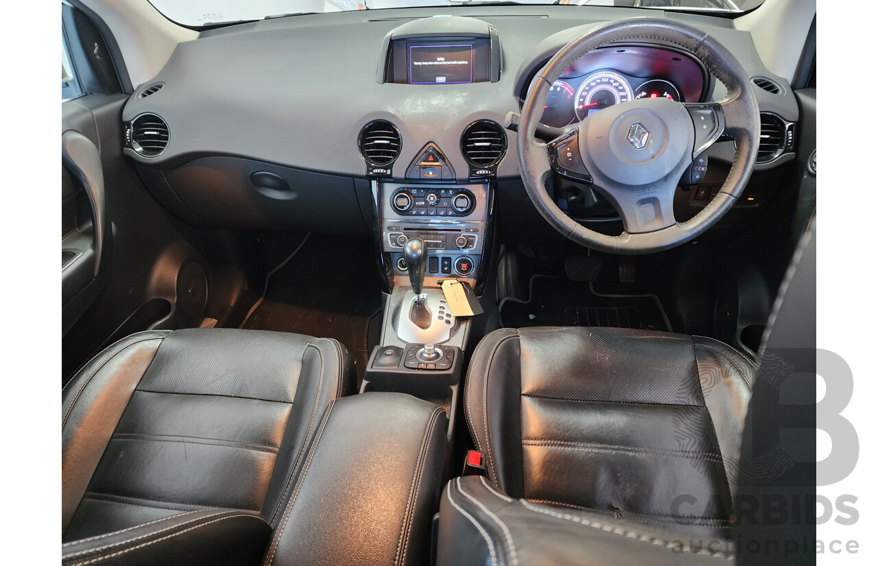 07/2016 Renault Koleos BOSE SE (4x2) FWD H45 MY15 4D Wagon White 2.5L