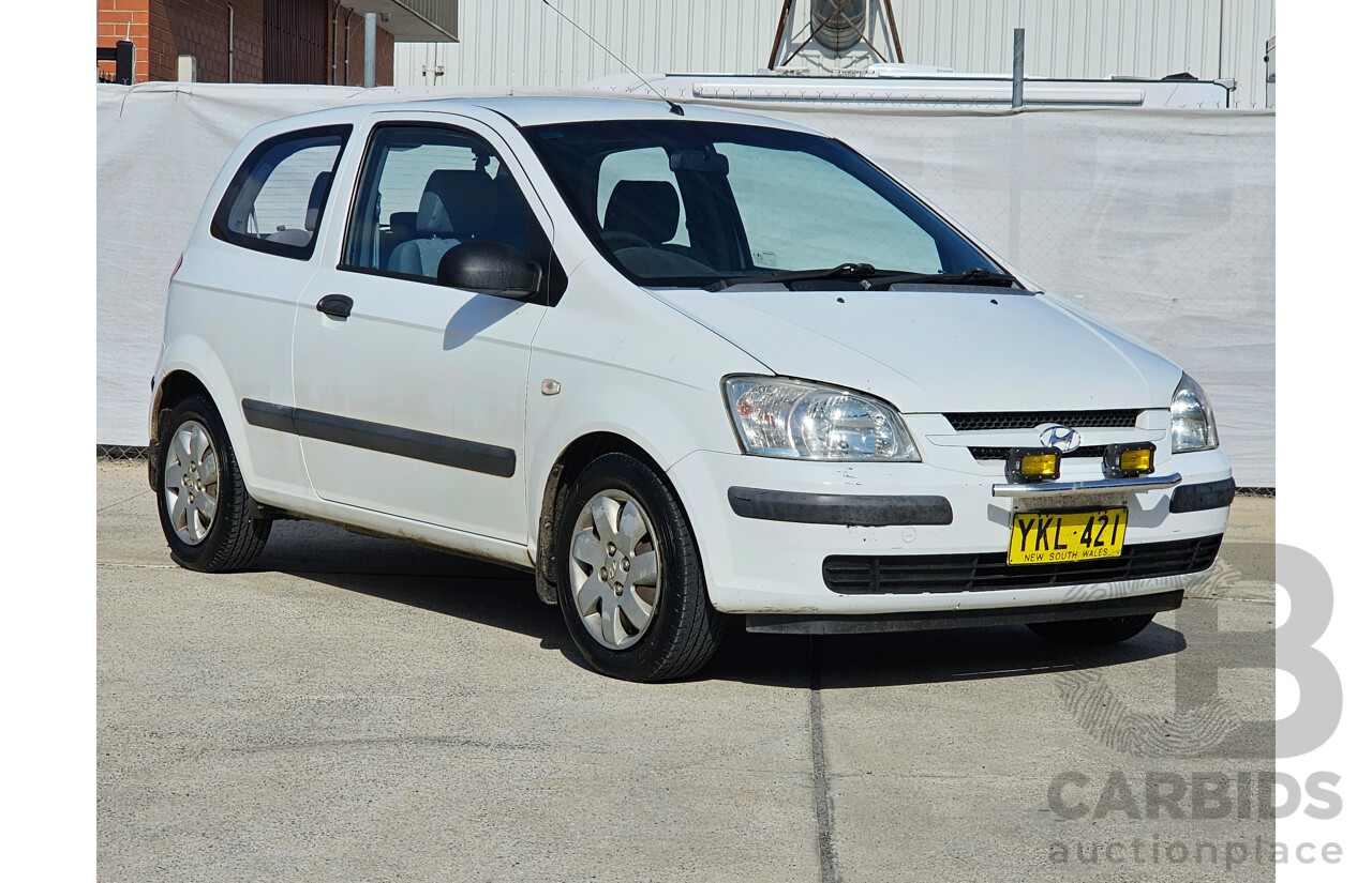 11/2002 Hyundai Getz GL TB 3d Hatchback White 1.5L