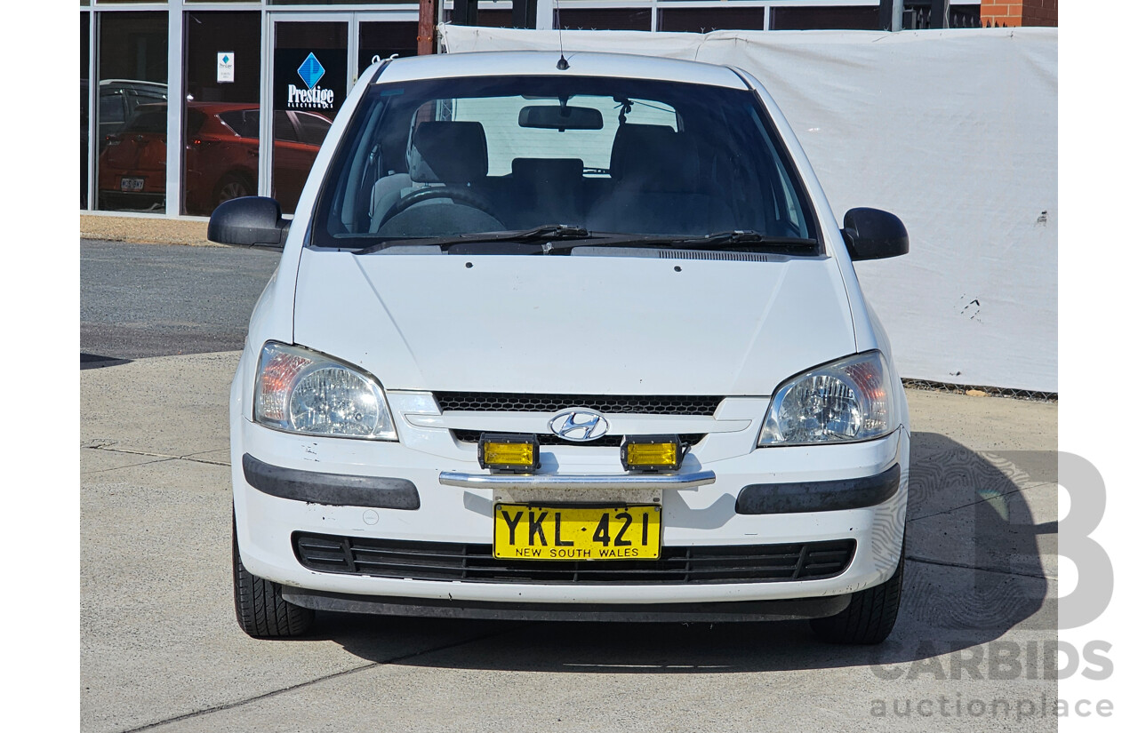 11/2002 Hyundai Getz GL TB 3d Hatchback White 1.5L