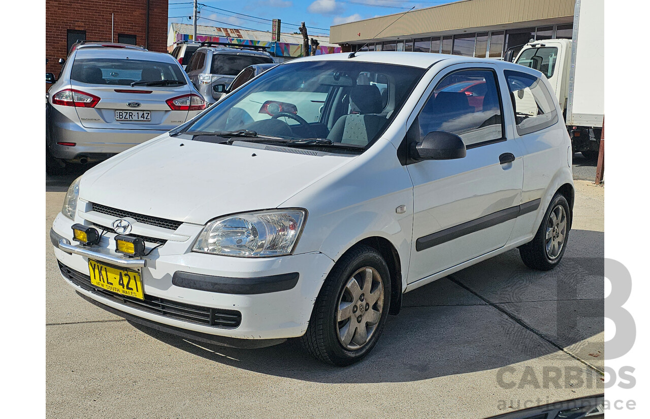 11/2002 Hyundai Getz GL TB 3d Hatchback White 1.5L