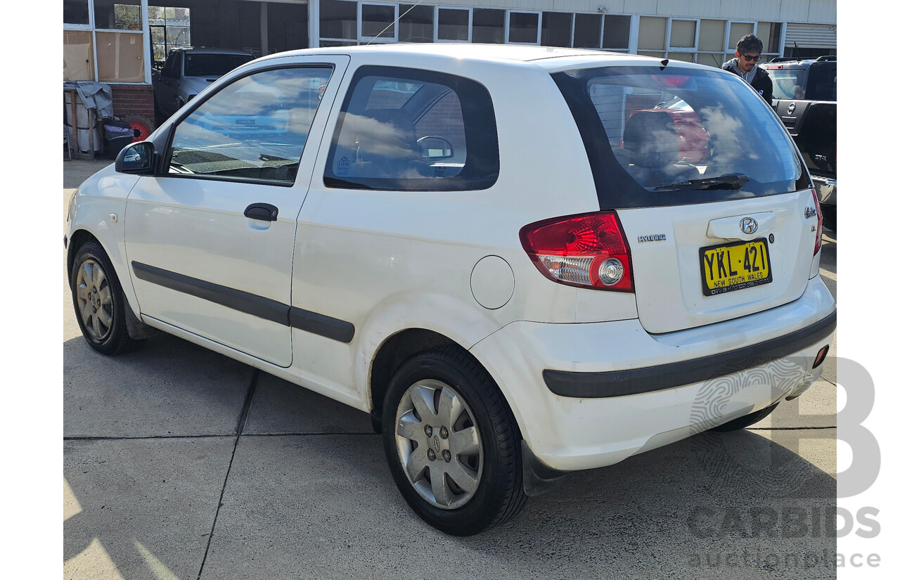 11/2002 Hyundai Getz GL TB 3d Hatchback White 1.5L