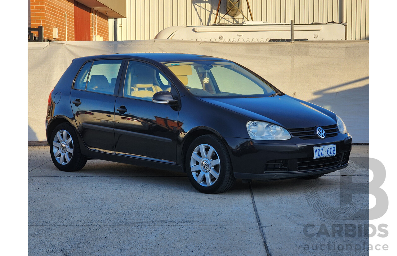 7/2005 Volkswagen Golf 2.0 TDI Comfortline 1K 5D HATCHBACK Black 2.0L