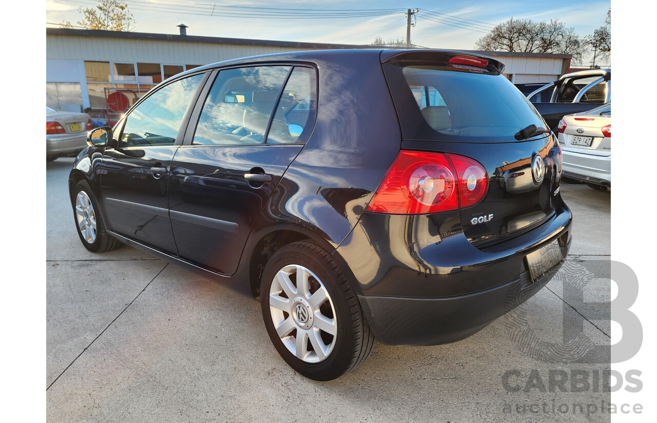 7/2005 Volkswagen Golf 2.0 TDI Comfortline 1K 5D HATCHBACK Black 2.0L