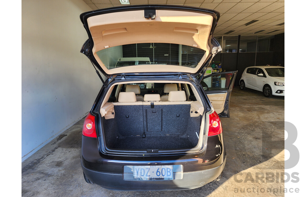 7/2005 Volkswagen Golf 2.0 TDI Comfortline 1K 5D HATCHBACK Black 2.0L