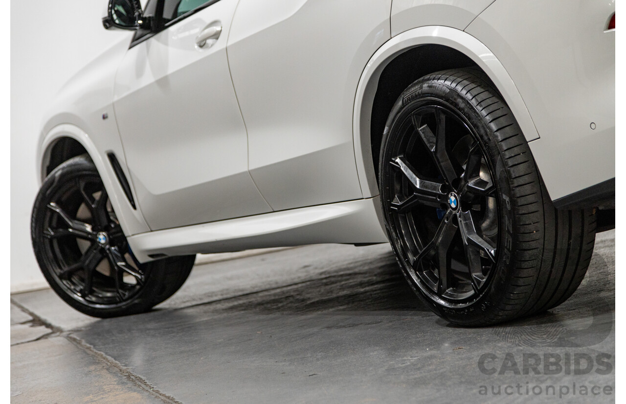 01/2020 BMW X5 X-Drive 30d M-Sport (4x4) MY20 G05 4d Wagon Mineral White Metallic Turbo Diesel 3.0L