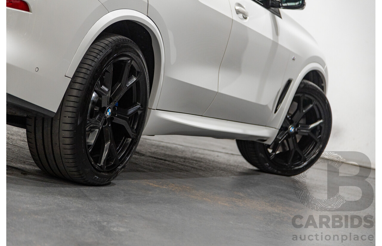 01/2020 BMW X5 X-Drive 30d M-Sport (4x4) MY20 G05 4d Wagon Mineral White Metallic Turbo Diesel 3.0L