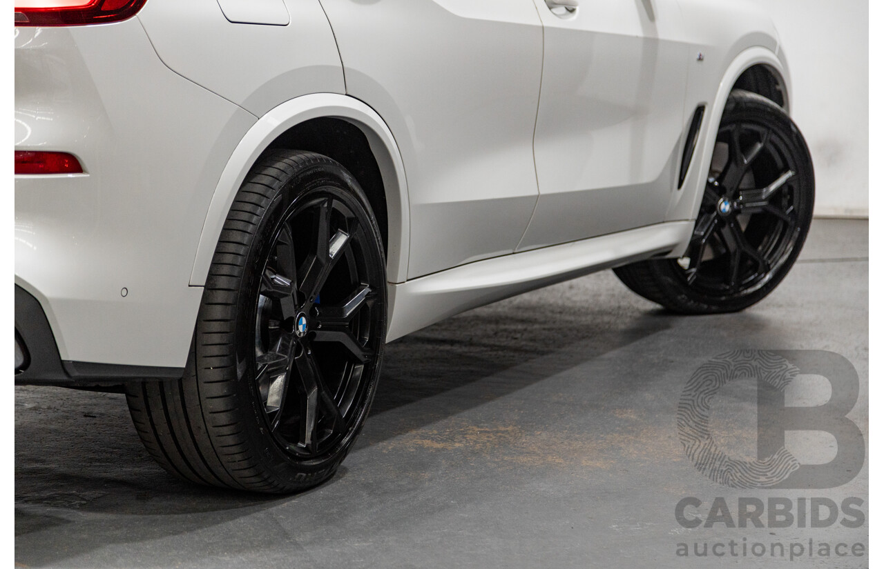 01/2020 BMW X5 X-Drive 30d M-Sport (4x4) MY20 G05 4d Wagon Mineral White Metallic Turbo Diesel 3.0L