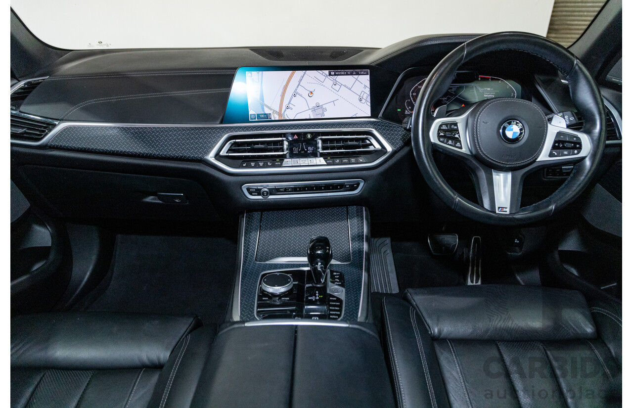 01/2020 BMW X5 X-Drive 30d M-Sport (4x4) MY20 G05 4d Wagon Mineral White Metallic Turbo Diesel 3.0L