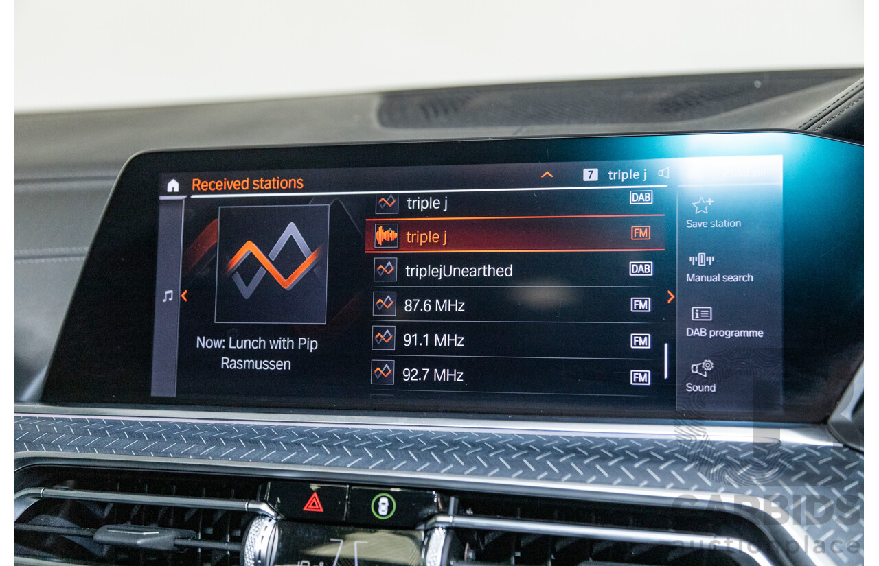 01/2020 BMW X5 X-Drive 30d M-Sport (4x4) MY20 G05 4d Wagon Mineral White Metallic Turbo Diesel 3.0L