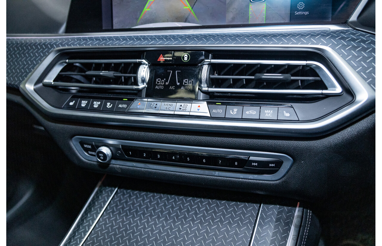 01/2020 BMW X5 X-Drive 30d M-Sport (4x4) MY20 G05 4d Wagon Mineral White Metallic Turbo Diesel 3.0L