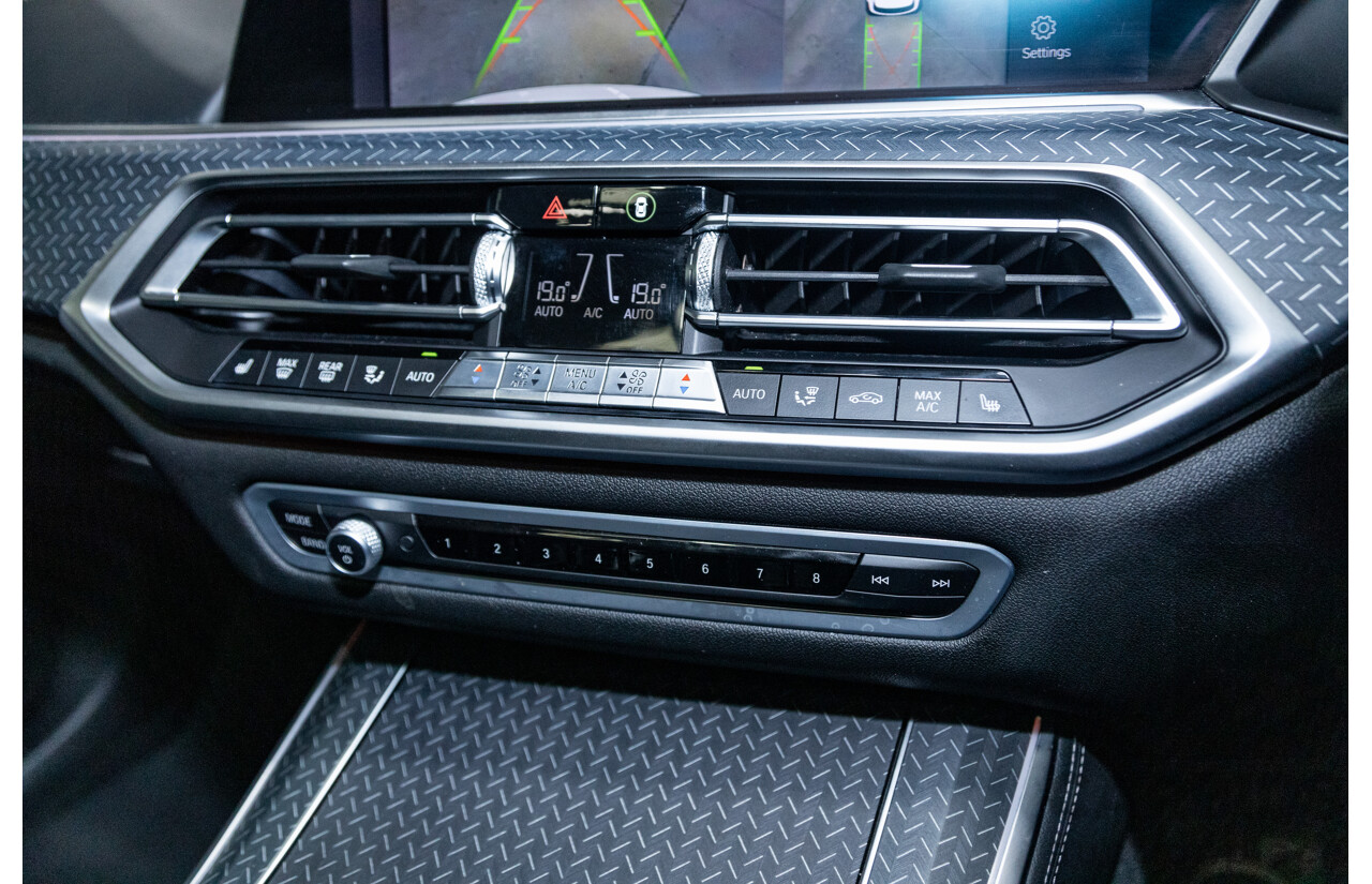 01/2020 BMW X5 X-Drive 30d M-Sport (4x4) MY20 G05 4d Wagon Mineral White Metallic Turbo Diesel 3.0L