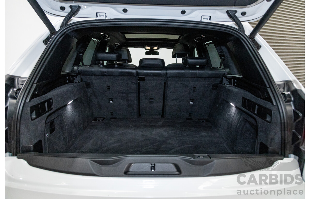 01/2020 BMW X5 X-Drive 30d M-Sport (4x4) MY20 G05 4d Wagon Mineral White Metallic Turbo Diesel 3.0L