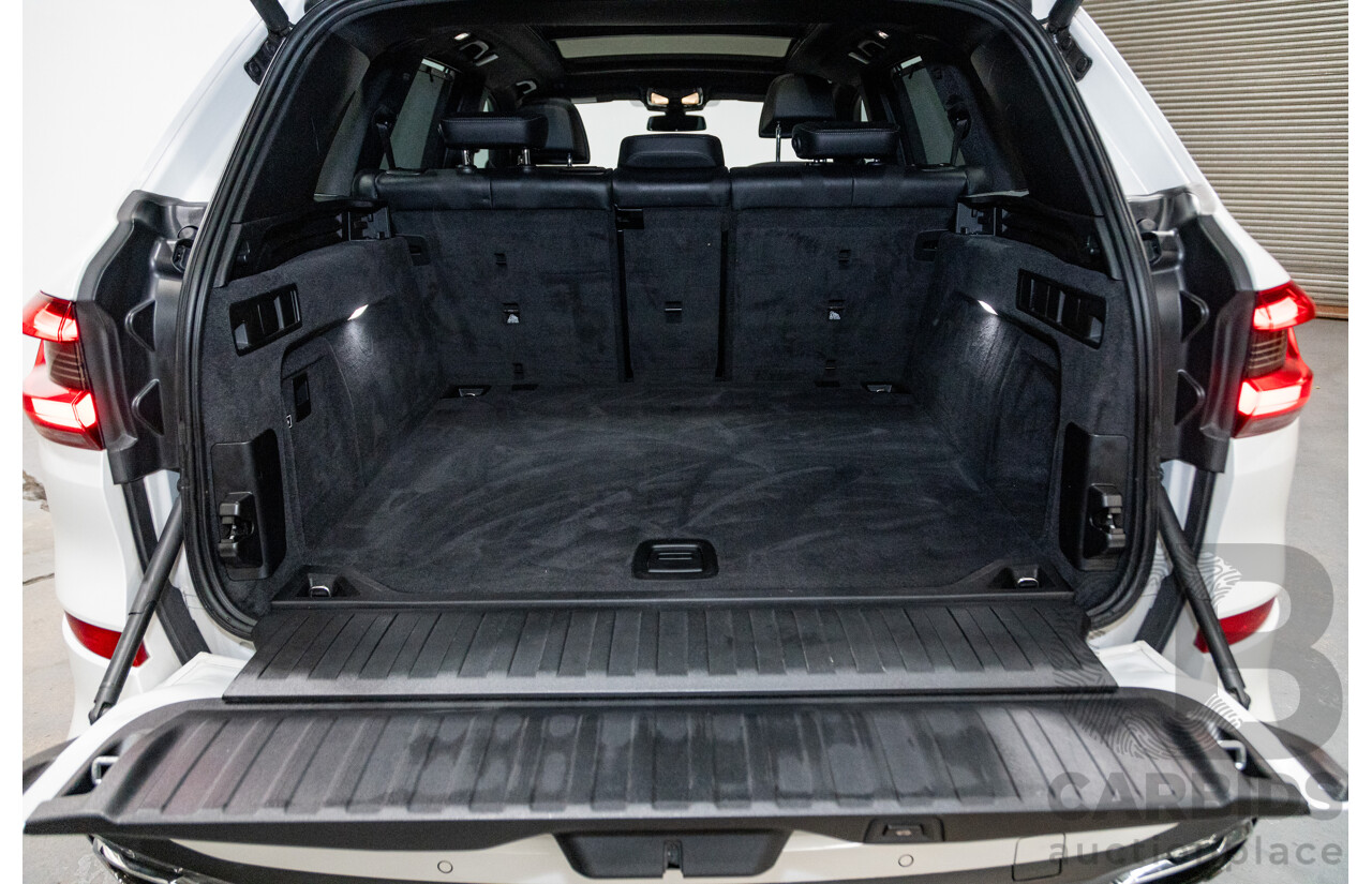 01/2020 BMW X5 X-Drive 30d M-Sport (4x4) MY20 G05 4d Wagon Mineral White Metallic Turbo Diesel 3.0L