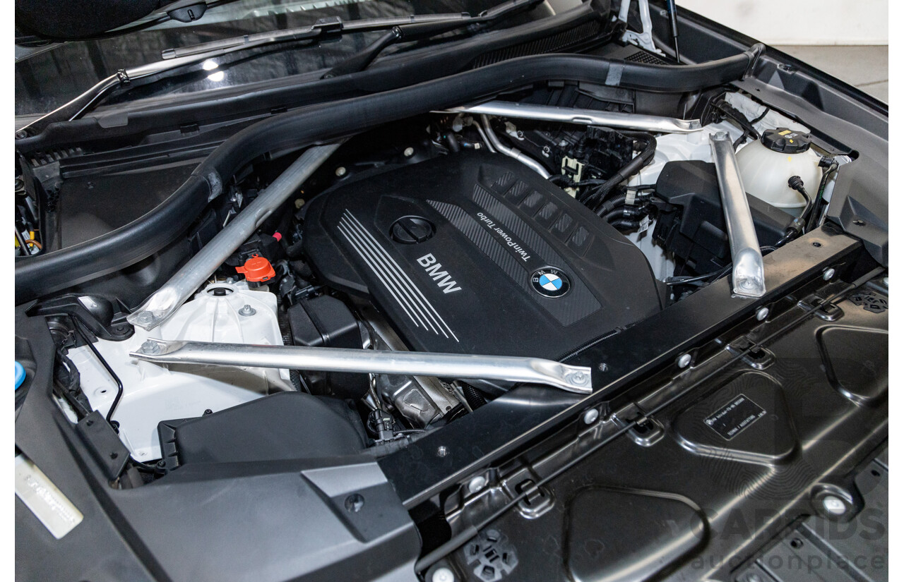 01/2020 BMW X5 X-Drive 30d M-Sport (4x4) MY20 G05 4d Wagon Mineral White Metallic Turbo Diesel 3.0L