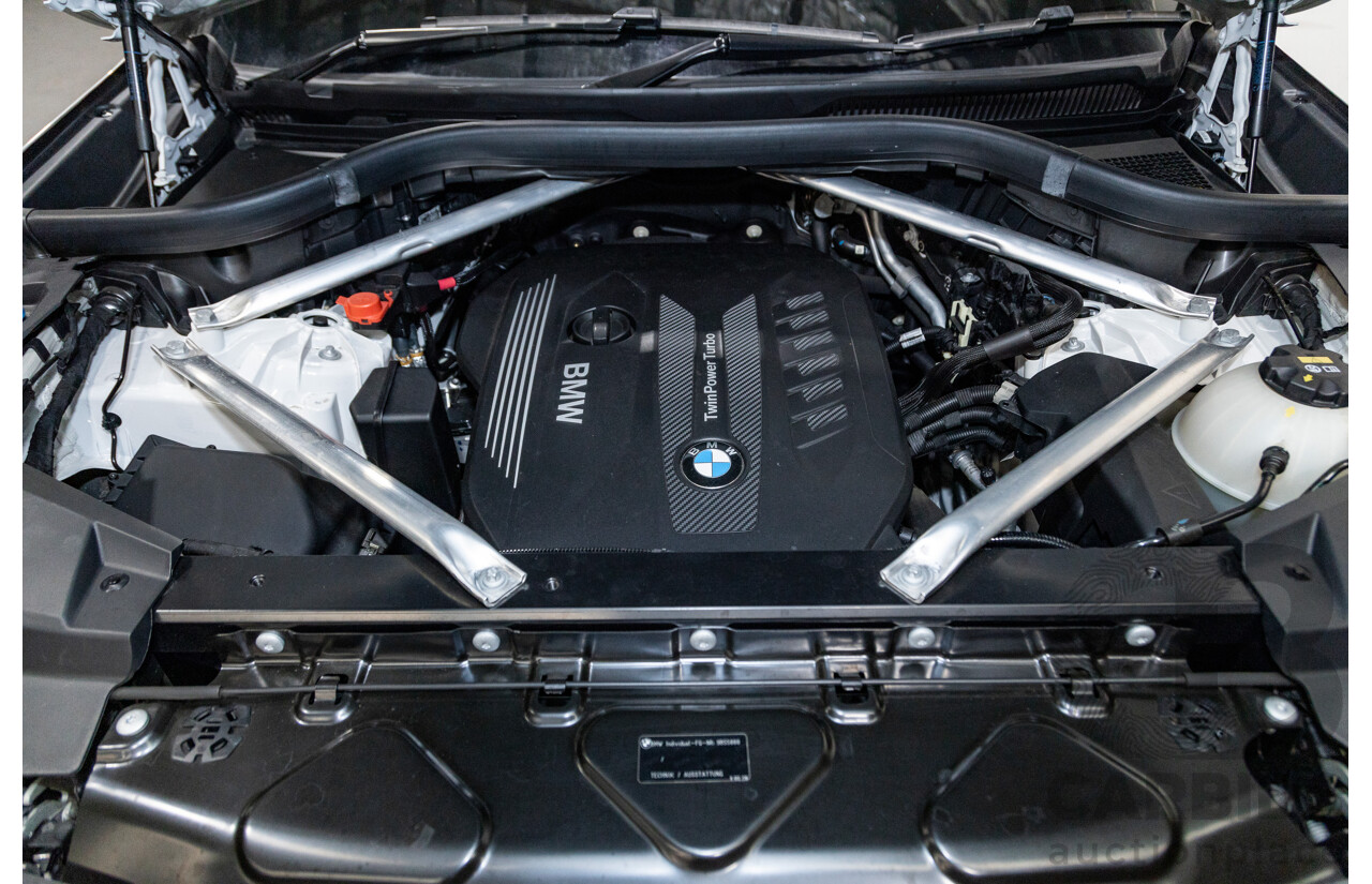 01/2020 BMW X5 X-Drive 30d M-Sport (4x4) MY20 G05 4d Wagon Mineral White Metallic Turbo Diesel 3.0L