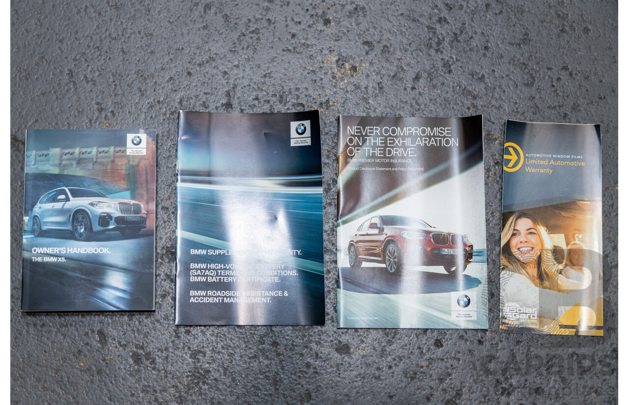 01/2020 BMW X5 X-Drive 30d M-Sport (4x4) MY20 G05 4d Wagon Mineral White Metallic Turbo Diesel 3.0L