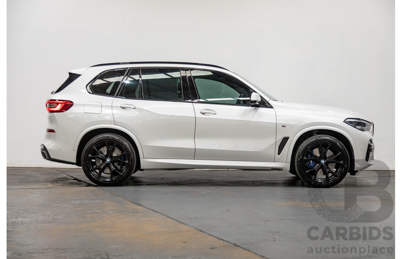 01/2020 BMW X5 X-Drive 30d M-Sport (4x4) MY20 G05 4d Wagon Mineral White Metallic Turbo Diesel 3.0L