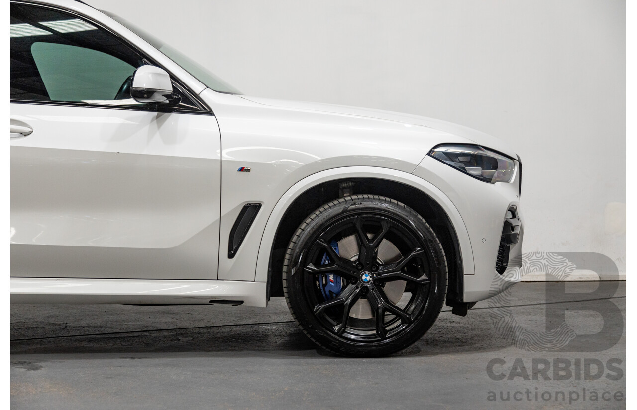 01/2020 BMW X5 X-Drive 30d M-Sport (4x4) MY20 G05 4d Wagon Mineral White Metallic Turbo Diesel 3.0L