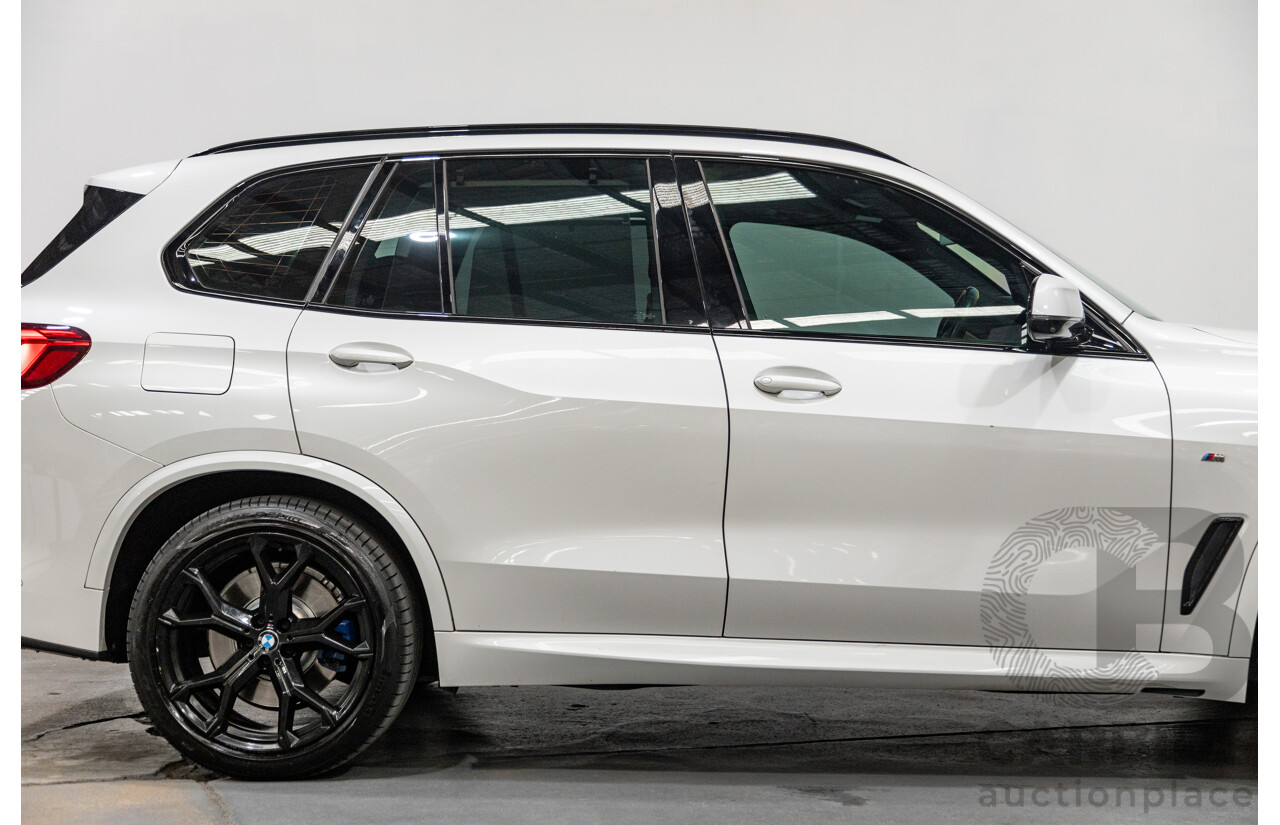 01/2020 BMW X5 X-Drive 30d M-Sport (4x4) MY20 G05 4d Wagon Mineral White Metallic Turbo Diesel 3.0L
