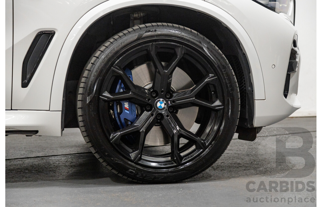 01/2020 BMW X5 X-Drive 30d M-Sport (4x4) MY20 G05 4d Wagon Mineral White Metallic Turbo Diesel 3.0L