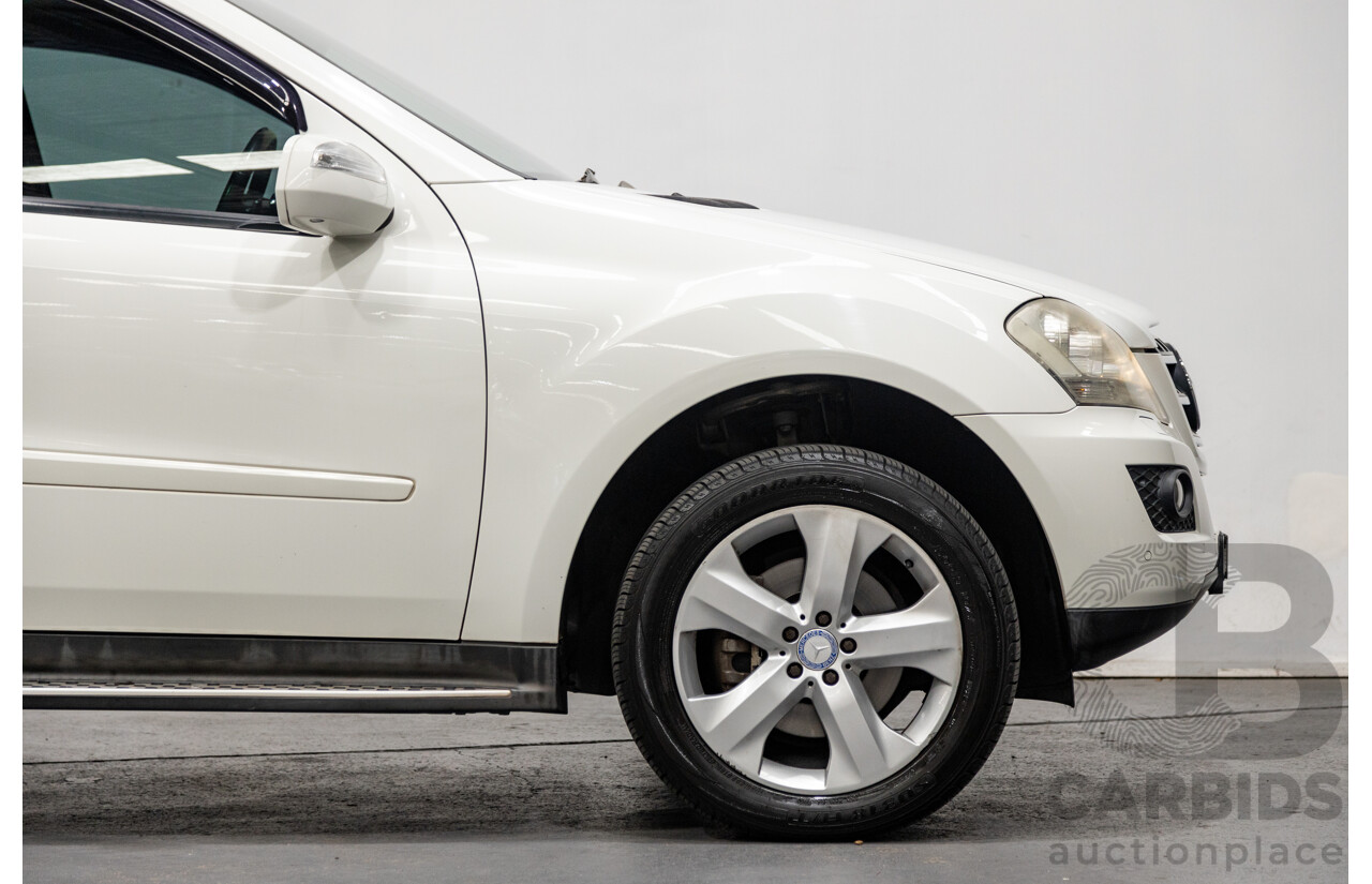 5/2009 Mercedes Benz ML350 (4x4) W164 09 UPGRADE 4d Wagon Calcite White V6 3.5L