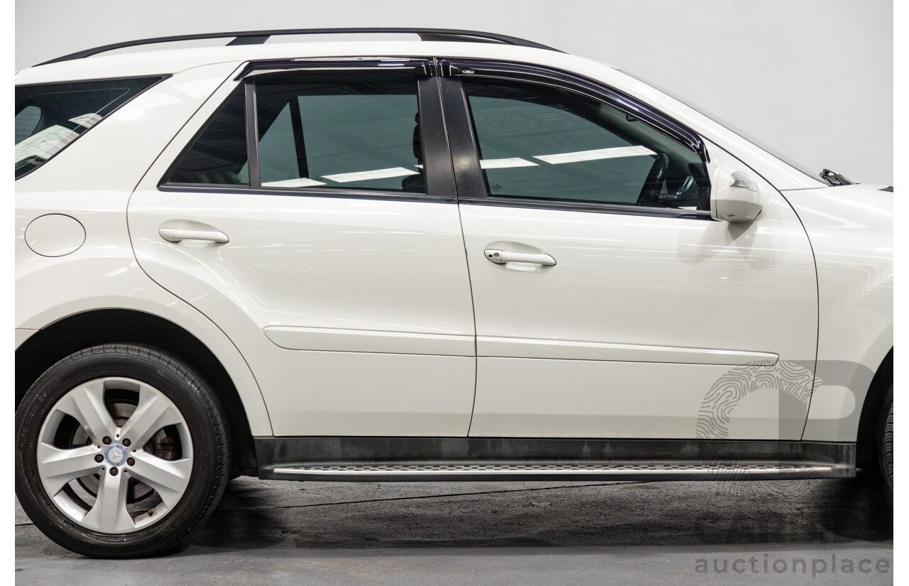 5/2009 Mercedes Benz ML350 (4x4) W164 09 UPGRADE 4d Wagon Calcite White V6 3.5L