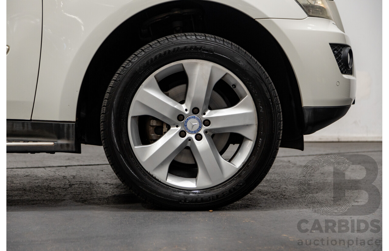 5/2009 Mercedes Benz ML350 (4x4) W164 09 UPGRADE 4d Wagon Calcite White V6 3.5L
