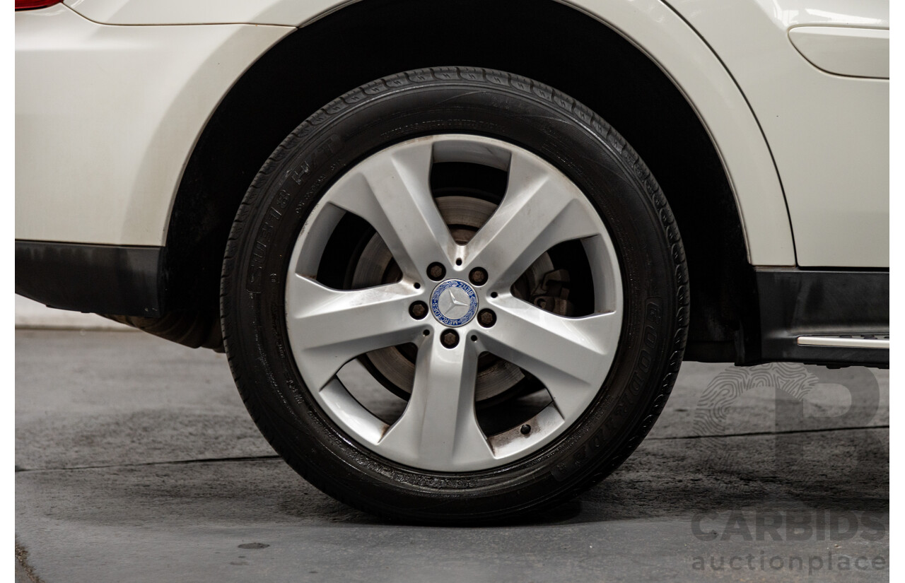 5/2009 Mercedes Benz ML350 (4x4) W164 09 UPGRADE 4d Wagon Calcite White V6 3.5L