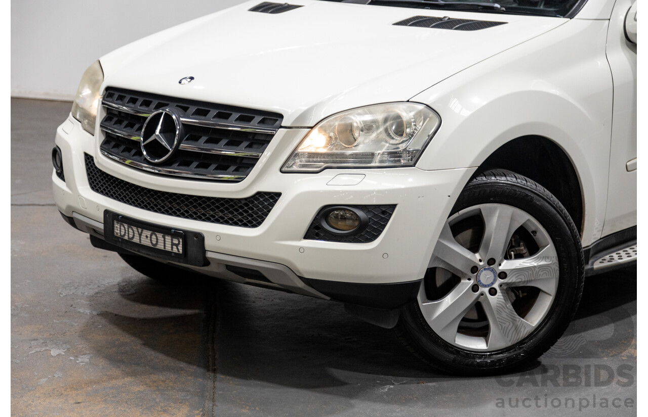5/2009 Mercedes Benz ML350 (4x4) W164 09 UPGRADE 4d Wagon Calcite White V6 3.5L