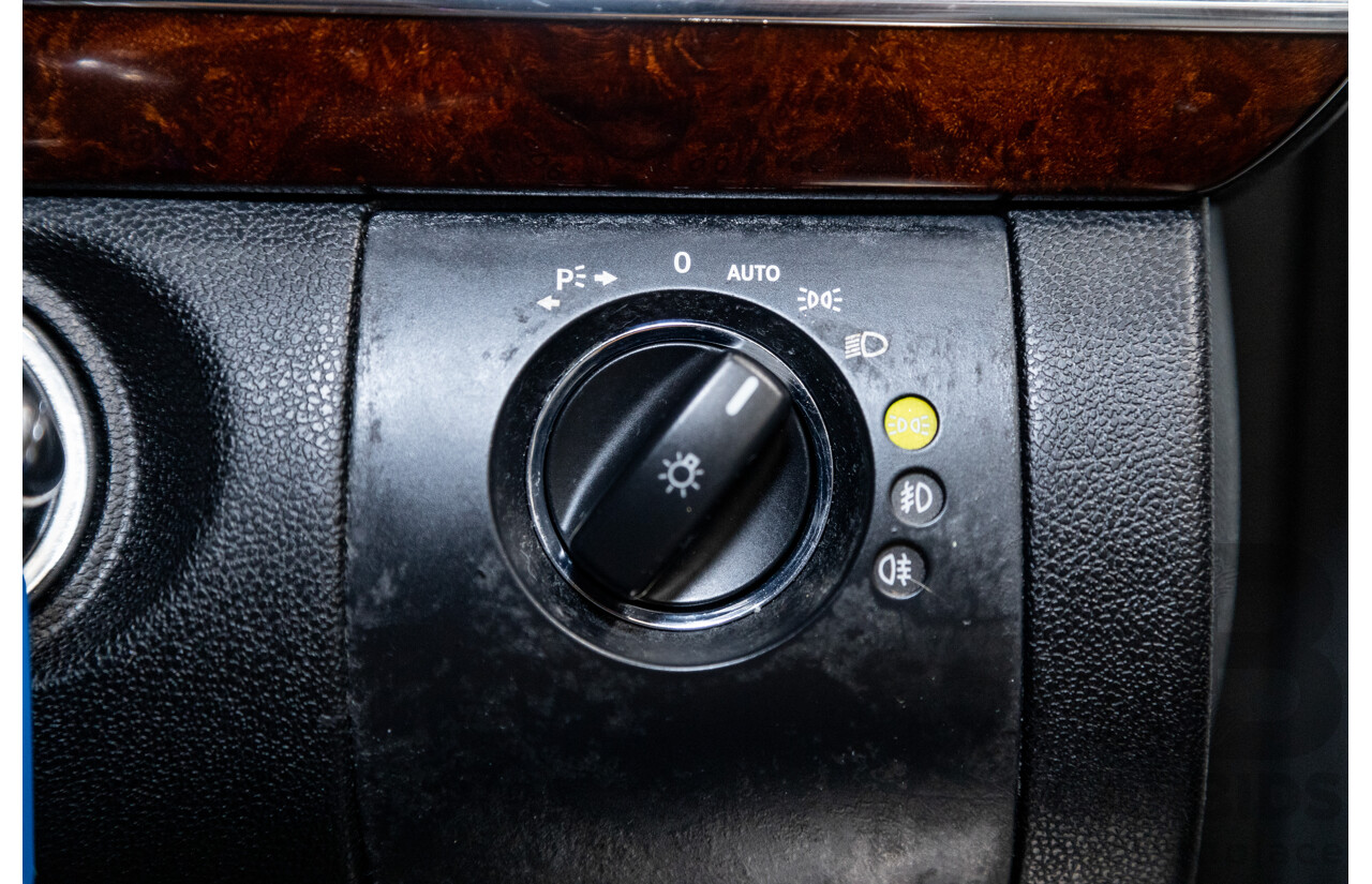 5/2009 Mercedes Benz ML350 (4x4) W164 09 UPGRADE 4d Wagon Calcite White V6 3.5L