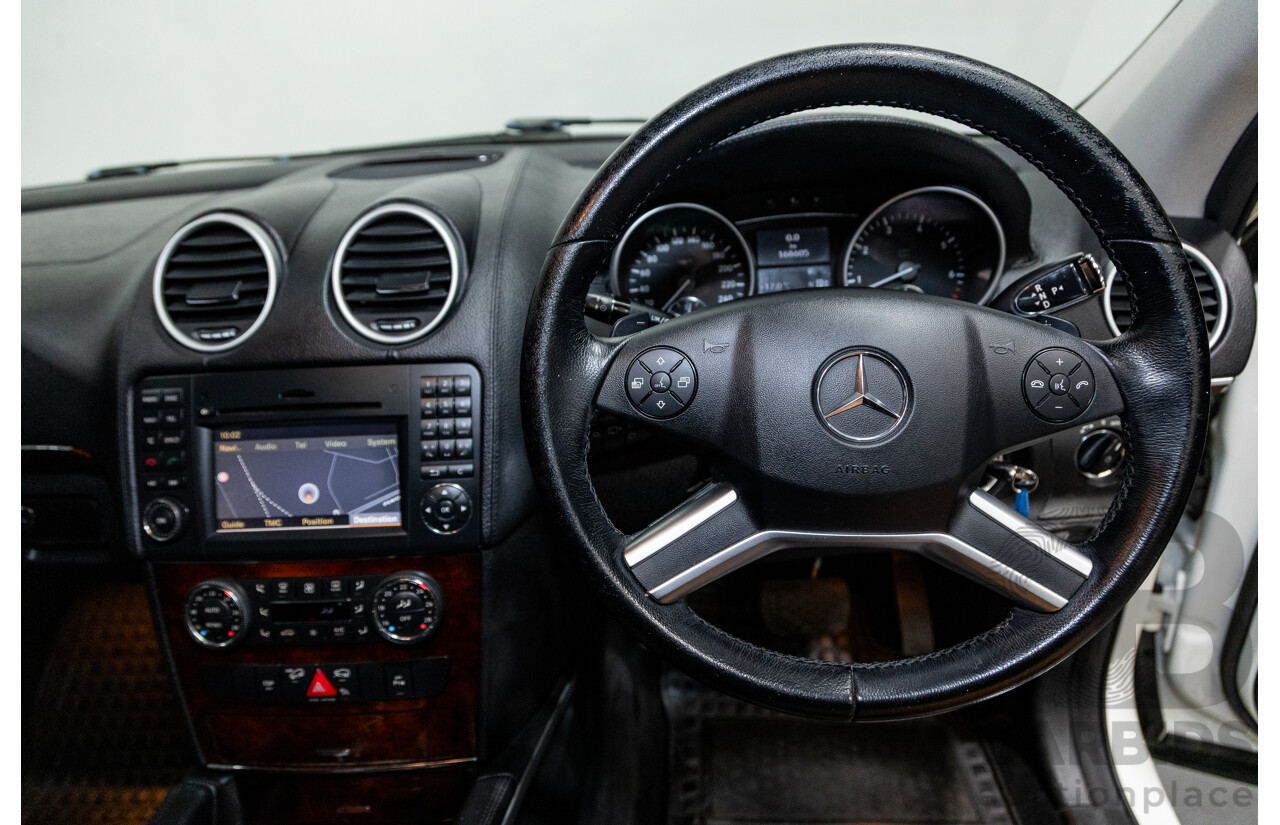 5/2009 Mercedes Benz ML350 (4x4) W164 09 UPGRADE 4d Wagon Calcite White V6 3.5L