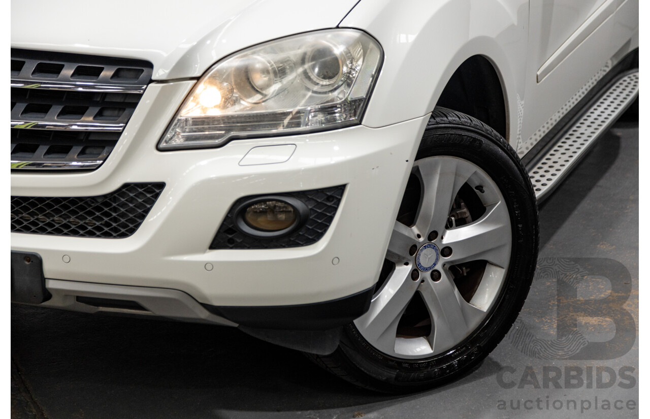 5/2009 Mercedes Benz ML350 (4x4) W164 09 UPGRADE 4d Wagon Calcite White V6 3.5L
