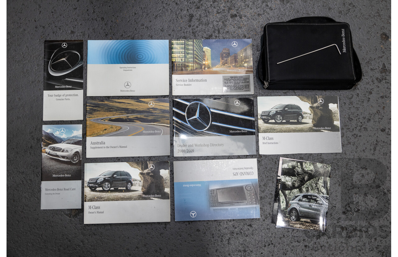 5/2009 Mercedes Benz ML350 (4x4) W164 09 UPGRADE 4d Wagon Calcite White V6 3.5L